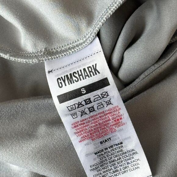 Gymshark Women's Grey Seamless 2.0 Training Leggings size small - Picture 7 of 8